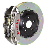Brembo (380x34mm) / 2-Piece Slotted Type-1 / Nickel Plated (N-Style - Billet Monobloc Radial Mount) Brembo 6-Piston GT-R System (Front) - Audi / S4 / S5 (B9) 1N2.9059AR