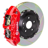 Brembo (380x34mm) / 2-Piece Slotted Type-1 / Red (N-Style - Cast Monobloc Radial Mount) Brembo 6-Piston GT System (Front) - Maserati / Quattroporte / S / GT S / GranTurismo / S / Sport / MC / MC Stradale 1N2.9016A2