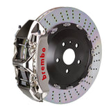 Brembo (405x34mm) / 2-Piece Drilled / Nickel Plated (N-Style - Billet Monobloc Radial Mount) Brembo 6-Piston GT-R System (Front) - Ferrari / F430 Scuderia 1N1.9526AR