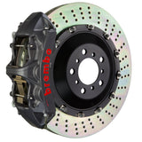 Brembo (405x34mm) / 2-Piece Drilled / Black Hard Anodized (N-Style - Cast Monobloc Radial Mount) Brembo 6-Piston GT-S System (Front) - BMW / X5/6/M (E7x-F8x) 1N1.9537AS