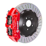 Brembo (405x34mm) / 2-Piece Drilled / Red (N-Style - Cast Monobloc Radial Mount) Brembo 6-Piston GT System (Front) - Audi / RS5 (B9) 1N1.9545A2