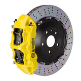 Brembo (405x34mm) / 2-Piece Drilled / Yellow (N-Style - Cast Monobloc Radial Mount) Brembo 6-Piston GT System (Front) - Audi / RS5 (B9) 1N1.9545A5