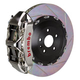 Brembo (405x34mm) / 2-Piece Slotted Type-1 / Nickel Plated (N-Style - Billet Monobloc Radial Mount) Brembo 6-Piston GT-R System (Front) - Mercedes-Benz / ML63 (W164) 1N2.9511AR