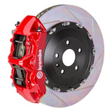 Brembo (405x34mm) / 2-Piece Slotted Type-1 / Red (N-Style - Cast Monobloc Radial Mount) Brembo 6-Piston GT System (Front) - Audi / RS5 (B9) 1N2.9545A2