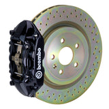 Brembo Performance (323x28mm) / 1-Piece Drilled / Black (P-Style - Cast Monobloc Radial Mount) Brembo 4-Piston GT System (Front) - Porsche / S / SC / Carrera 1P4.6001A1