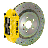 Brembo Performance (323x28mm) / 1-Piece Drilled / Yellow (P-Style - Cast Monobloc Radial Mount) Brembo 4-Piston GT System (Front) - Porsche / S / SC / Carrera 1P4.6001A5