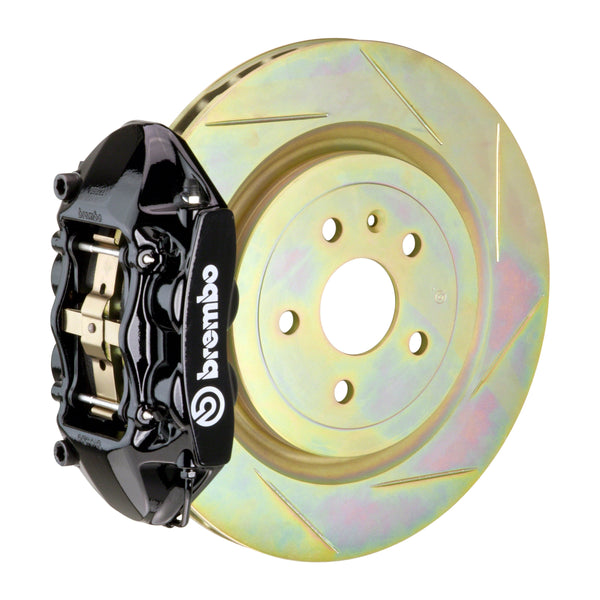 Brembo Performance (336x28mm) / 1-Piece Slotted Type-1 / Black (P-Style - Cast Monobloc Radial Mount) Brembo 4-Piston GT System (Front) - Mercedes-Benz / C30 1P5.7001A1