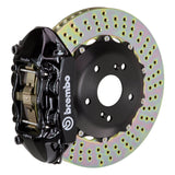 Brembo Performance (328x28mm) / 2-Piece Drilled / Black (P-Style - Cast Monobloc Radial Mount) Brembo 4-Piston GT System (Rear) - Audi / TT 3.2L / TT-S / TT-RS (8J) 2P1.6007A1
