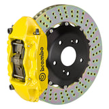 Brembo Performance (328x28mm) / 2-Piece Drilled / Yellow (P-Style - Cast Monobloc Radial Mount) Brembo 4-Piston GT System (Rear) - Audi / TT 3.2L / TT-S / TT-RS (8J) 2P1.6007A5