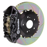 Brembo Performance (328x28mm) / 2-Piece Slotted Type-1 / Black (P-Style - Cast Monobloc Radial Mount) Brembo 4-Piston GT System (Rear) - Audi / TT 3.2L / TT-S / TT-RS (8J) 2P2.6007A1