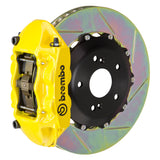 Brembo Performance (328x28mm) / 2-Piece Slotted Type-1 / Yellow (P-Style - Cast Monobloc Radial Mount) Brembo 4-Piston GT System (Rear) - Audi / TT 3.2L / TT-S / TT-RS (8J) 2P2.6007A5
