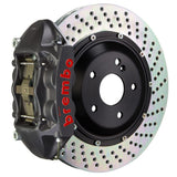 Brembo Brembo GT-S Systems 365x29 2-Piece 4-Piston Hard Anodized Drilled Front 1P1.8507AS