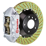 Brembo Brembo GT Systems 365x29 2-Piece 4-Piston Silver Drilled Front 1P1.8507A3