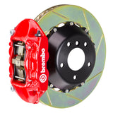 Brembo (380x28mm) / 2-Piece Slotted Type-1 / Red (P-Style - Cast Monobloc Radial Mount) Brembo 4-Piston GT System (Rear) - BMW / 1M (E82) 2P2.9035A2