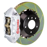 Brembo Performance (345x28mm) / 2-Piece Slotted Type-1 / Silver (P-Style - Cast Monobloc Radial Mount) Brembo 4-Piston GT System (Front) - MINI (F55 / F56) 1P2.8005A3