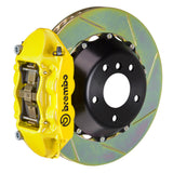 Brembo (380x28mm) / 2-Piece Slotted Type-1 / Yellow (P-Style - Cast Monobloc Radial Mount) Brembo 4-Piston GT System (Rear) - BMW / 1M (E82) 2P2.9035A5