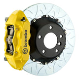 Brembo Performance (345x28mm) / 2-Piece Slotted Type-3 / Yellow (P-Style - Cast Monobloc Radial Mount) Brembo 4-Piston GT System (Front) - MINI (F55 / F56) 1P3.8005A5