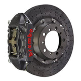 Brembo GT-S CCM-R Systems 360x28 CCM-R 4-Piston Hard Anodized Drilled Rear | 2P9.8009AS