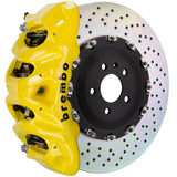 Brembo (412x38mm) / 2-Piece Drilled / Yellow (Q-Style - Cast Monobloc Radial Mount) Brembo 8-Piston GT System (Front) - Porsche / Panamera / S / 4S / Turbo (970) 1Q1.9614A5
