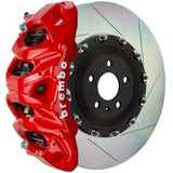 Brembo (412x38mm) / 2-Piece Slotted Type-1 / Red (Q-Style - Cast Monobloc Radial Mount) Brembo 8-Piston GT System (Front) - Porsche / Cayenne / S / GTS / Turbo (958) 1Q2.9613A2