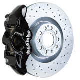 Brembo Performance (345x30mm) / 1-Piece Drilled / Black (S-Style - Cast Monobloc Radial Mount) Brembo 4-Piston GT System (Front) - VW/Audi / A3 (8V) / TT (8S) / Golf / GTI / Golf Alltrack (Mk7) / Golf (Mk8) 1S4.8003A1