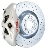 Brembo Performance (345x30mm) / 1-Piece Drilled / White (S-Style - Cast Monobloc Radial Mount) Brembo 4-Piston GT System (Front) - Audi / TT / TT-S (8J) 1S4.8001A6