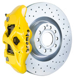Brembo (345x30mm) / 1-Piece Drilled / Yellow (S-Style - Cast Monobloc Radial Mount) Brembo 4-Piston GT System (Front) - VW/Audi / GLI / GTI (Mk5-6) / CC / Beetle Turbo / A3 (8P) 1S4.8002A5