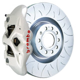 Brembo Performance (345x30mm) / 1-Piece Slotted Type-3 / White (S-Style - Cast Monobloc Radial Mount) Brembo 4-Piston GT System (Front) - Audi / TT / TT-S (8J) 1S5.8001A6