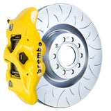 Brembo (345x30mm) / 1-Piece Slotted Type-3 / Yellow (S-Style - Cast Monobloc Radial Mount) Brembo 4-Piston GT System (Front) - VW/Audi / GLI / GTI (Mk5-6) / CC / Beetle Turbo / A3 (8P) 1S5.8002A5