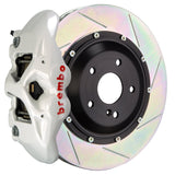 Brembo (380x28mm) / 2-Piece Slotted Type-1 / White (S-Style - Cast Monobloc Radial Mount) Brembo 4-Piston GT System (Rear) - GT System - BMW / M3 (E9x) 2S2.9016A6