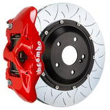 Brembo (380x28mm) / 2-Piece Slotted Type-3 / Red (S-Style - Cast Monobloc Radial Mount) Brembo 4-Piston GT System (Rear) - Porsche / Cayenne / S / GTS (958) 2S3.9005A2