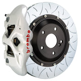 Brembo (380x28mm) / 2-Piece Slotted Type-3 / White (S-Style - Cast Monobloc Radial Mount) Brembo 4-Piston GT System (Rear) - Maserati / Ghibli S / S-Q4 (M157) 2S3.9017A6