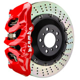 Brembo (405x34mm) / 2-Piece Drilled / Red (T-Style - Cast Monobloc Radial Mount) Brembo 6-Piston GT System (Front) - Mercedes-Benz / GLC-Class (X253/C253) 1T1.9509A2