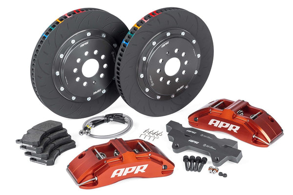 APR Brakes - 380x34mm 2 Piece 6 Piston Kit - Front - Red - RS3 8V Hatch | BRK00022