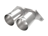 aFe Power Mach Force Xp 4in 304 SS Bolt-On Exhaust Tips Brushed 14-19 Porsche 911 GT3 3.8L/4.0L | 49C36435-H