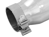 AFE aFe MACH Force-Xp 3in Inlet x 4in Outlet x 9in Length 304 Stainless Steel Exhaust Tip Polished 49T30401-P09