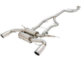 AFE aFe MACHForce XP SS-304 Polish Tip 3.0in-2.5in Dia Cat Back Exhaust 11-13 BMW 335i (E90/E92) 3.0L 49-36328-P
