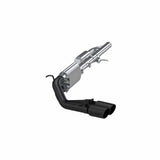 MBRP 09+ Chevrolet Silverado 1500 3in Cat Back Pre-Axle Dual Outlet w/ 4in Tip - Black | S5081BLK