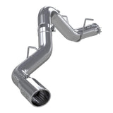 MBRP 2020+ GMC/Chevy 2500/3500 6.6L Duramax 4in Mand Bent Tubing Pro-Ser Cat Back Single Side - 304 | S6059304