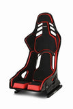 Recaro Medium / Left Hand Seat / Black Alcantara/Red Leather Recaro Podium CFK Carbon Fiber Seat 079.61.1B22-01