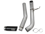 AFE aFe Atlas Exhaust 5in DPF-Back Al Steel 2016 Nissan Titan XD V8-5.0L Black Tip 49-06112-B