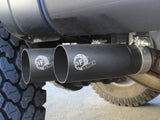 AFE aFe Rebel Series Exht 3in SS Middle Side Exit CB w/ Black Tips 11-14 Ford F150 Ecoboost V6 3.5L (tt) 49-43078-B