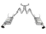 aFe MACHForce XP Cat-Back Exhaust 3in SS w/ Polished Tips 11-14 Ford Mustang GT V8 5.0L | 49-43049-P
