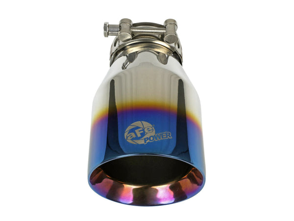 aFe Power MACH Force-Xp 304 Stainless Steel Clamp-on Exhaust Tip - Polished