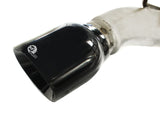 aFe MACHForce XP Exhaust 3in Stainless Stee CB/10-13 Chevy Camaro V8-6.2L (td) (gloss blk tip) | 49-44039-B
