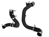 AFE aFe BladeRunner 15-20 VW GTI (MKVII) L4-2.0L (t) Aluminum Hot and Cold Charge Pipe Kit Black 46-20414-B