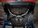 AFE aFe MACH Force-Xp 2-1/2in 304 SS Cat-Back Exhaust 15-21 Dodge Challenger V6-3.6L - Quad Black Tip 49-32067-B
