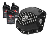 AFE aFe POWER 2021 Ford Bronco w/ Dana M220 Diff Cover w/ Gear Oil Black Street Series w/ Machined Fins 46-71291B
