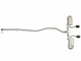 AFE aFe Takeda 3in 304 SS Cat-Back Exhaust w/ Dual Center Black Tips 17+ Honda Civic Si (2dr) I4 1.5L 49-36618-B
