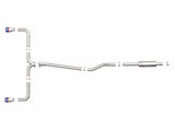 AFE aFe Takeda 2-1/2in 304 SS Cat-Back Exhaust w/ Blue Flame Tips 14-18 Mazda 3 L4 2.0L/2.5L 49-37015-L